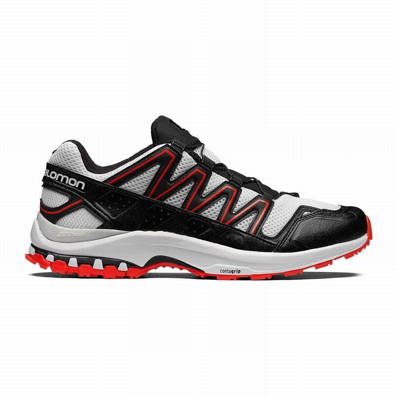 Salomon Israel XA-COMP - Mens Trail Running Shoes - White/Black (HBWU-32817)